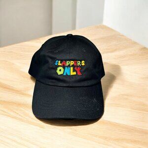 Unique Slappers Only Adjustable Black Baseball Cap Mario Bros Rare